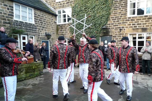 Grenoside sword dancers, by John Scholey.