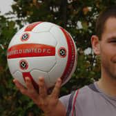 Phil Bardsley pictured after signing for Sheffield United
