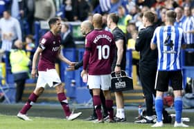Derby County's Curtis Davies (left) reacts after being sent off for a foul during the Sky Bet League One match at Hillsborough Stadium, Sheffield. (Richard Sellers/PA Wire) 