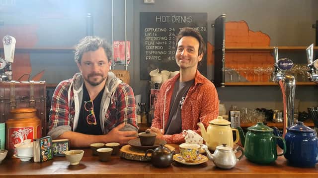 Marc and business partner Owen launch their batch tea Crowdfunder