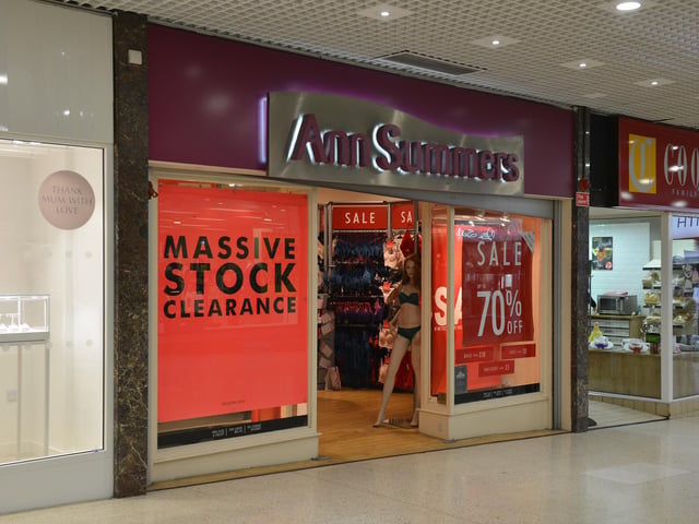 Ann Summers Four Seasons Shopping Centre, Mansfield in 2018