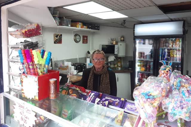 Donna Maw, who runs the kiosk at the bottom of The Moor in Sheffield city centre, has appealed to the conscience of the graffiti vandals targeting her business