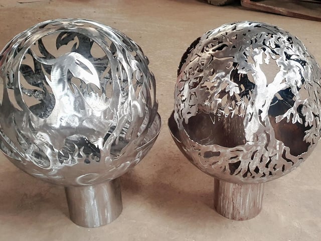 The burners are works of art in themselves, providing a unique focal point for any garden
