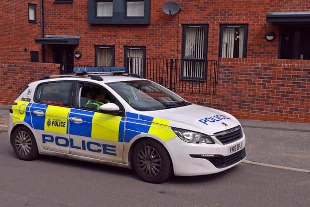 Police launched an investigation after receiving reports of a drive-by shooting at a home on Errington Avenue, Sheffield, pictured, and at a home on nearby Aylward Road.