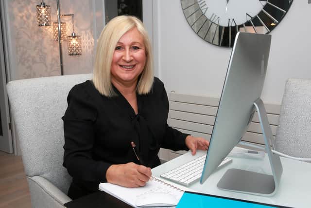 Estate agent Vicky Keyworth, who is writing a book about her experiences of the real estate business
