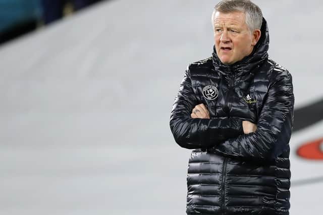 Chris Wilder, the manager of Sheffield United: David Klein/Sportimage