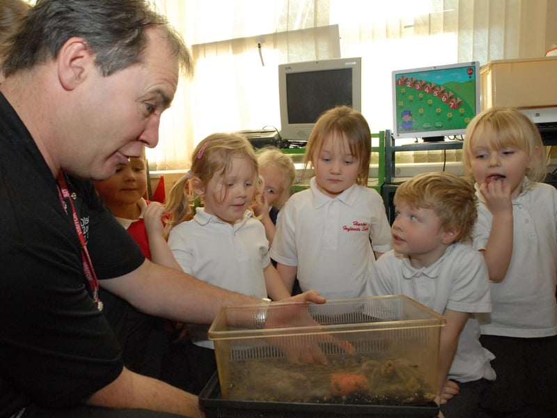 Another 2010 Discovery Zoo scene from Harton Infants School. Who do you recognise in this photo?