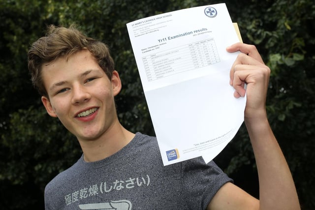 Chris Jenkins with his results in 2014