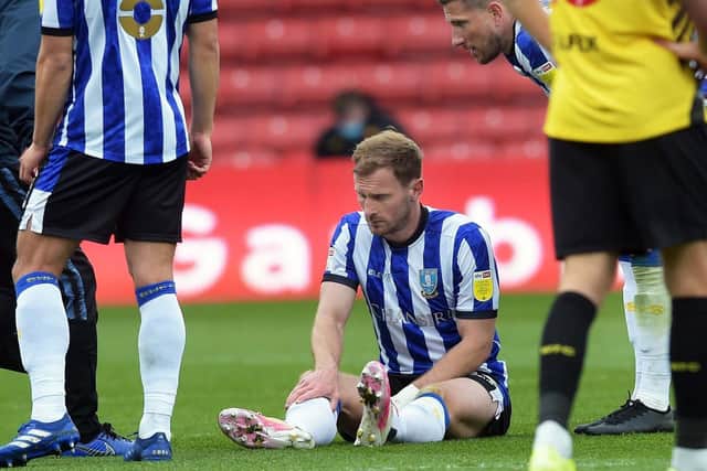Sheffield Wednesday's Tom Lees was injured towards the end of the season. (Pic Steve Ellis)