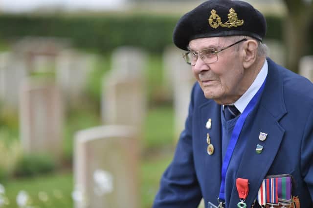Bert Holmshaw, from Jordanthorpe, was just 19 when his landing vessel moored at Sword Beach barely two hours into D-Day.