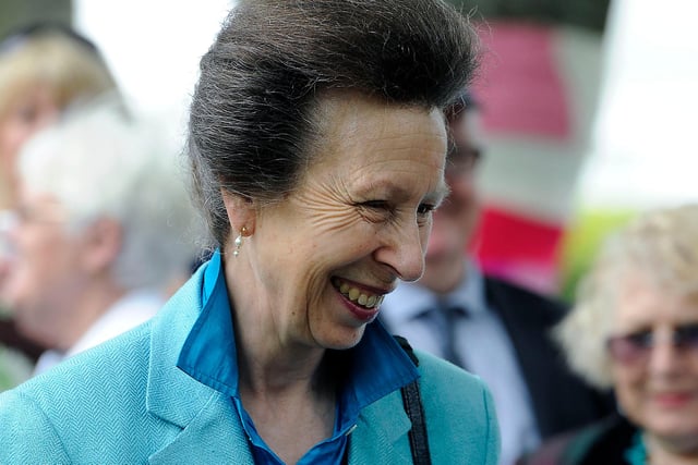 Princess Anne's smiles were never wider than when she visited Strathcarron