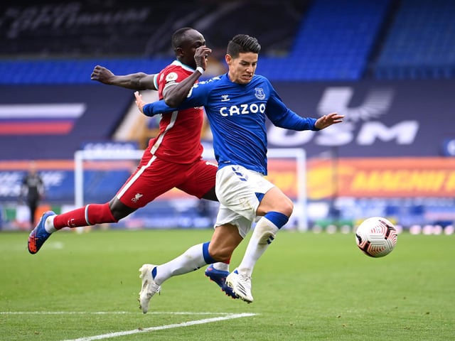 Everton's shots: 11. Everton's xG: 1.35. Liverpool's shots: 22. Liverpool's xG: 2.85.
