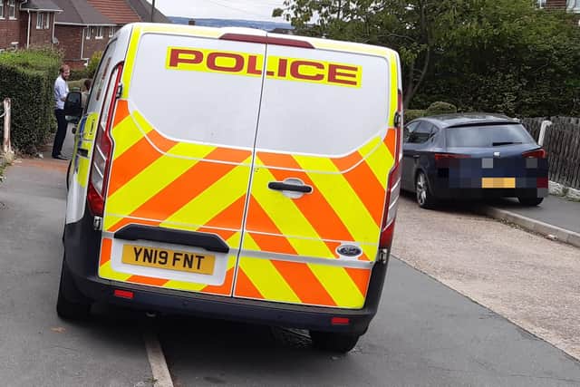 Thieves broke into a building on the Beeley Wood Lane Industrial Estate, near Middlewood, and stole power tools in a raid on Monday night. File picture shows a police van