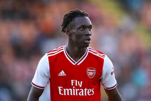 Arsenal forward Folarin Balogun has signed a new long-term contract at the Emirates Stadium, the Premier League club have announced. Tim Goode/PA Wire.