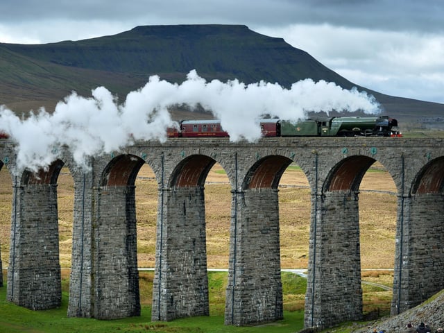 The famous train was built in Doncaster in 1922-3.
