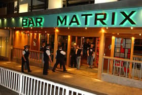 Bar Matrix pictured in September 2004, when police were checking out city centre nightspots for under-age drinkers