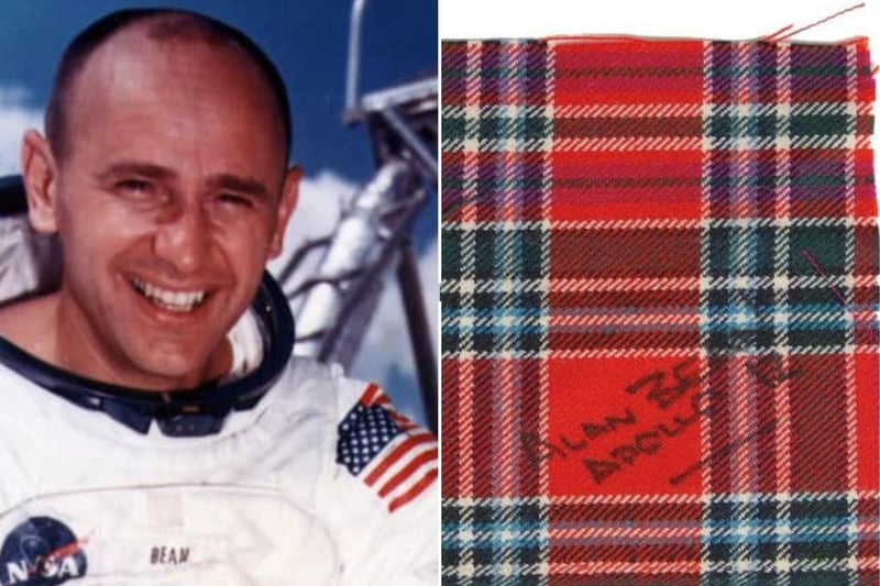 The first and only ever piece of tartan to be taken to the moon was the MacBean tartan. It was taken there back in 1969 by Alan Bean who was the fourth man to walk on the moon's surface.