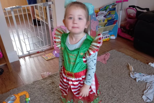 Sarah Mckay, said: "My daughter Sienna the elf."
