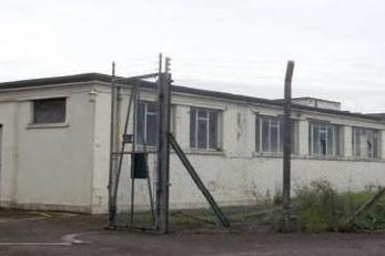 The listening station was kept securely behind high wire fences