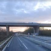 Motorists are being warned of delays on the M18 after a defect was found in a bridge joint at Wadworth, near Doncaster.