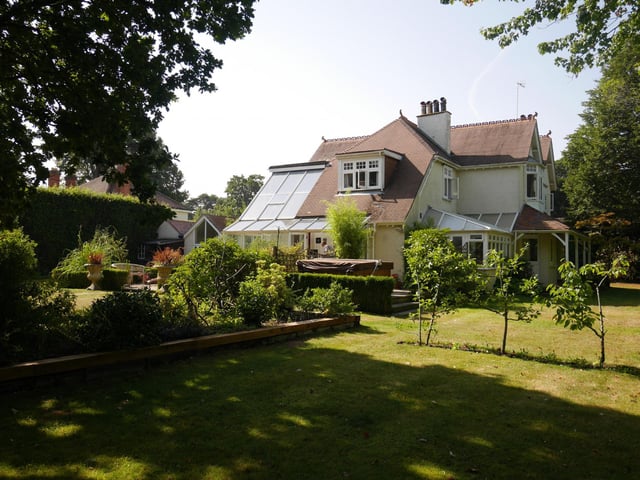 This four bedroom house in Queen's Road, Waterlooville is on the market for £1.195m. It is listed by Fine and Country