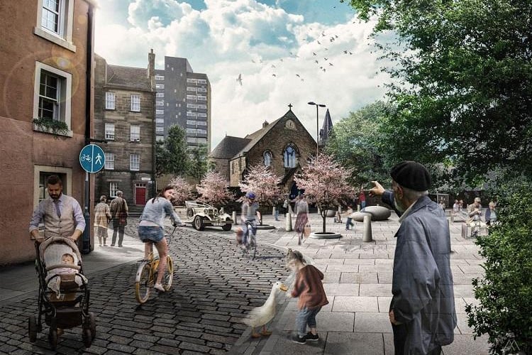 If approved by planners, the £1.6million Causey Project, in the city's Southside, will create a pedestrianised area for community and arts events, reinstating what was a historic street space.