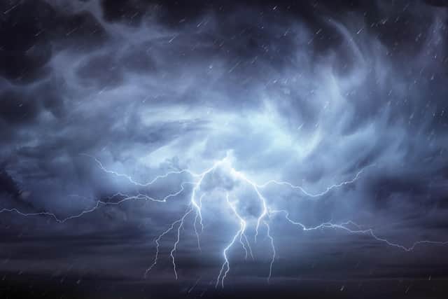 Thunderstorms and showers forecast to hit Sheffield on Tuesday evening.