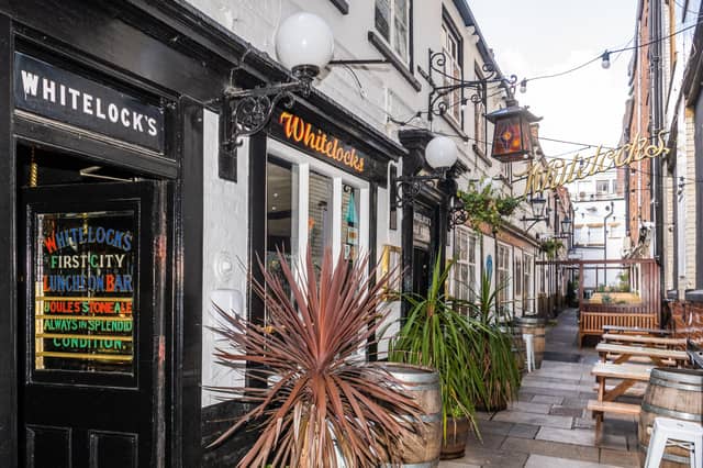 The oldest city centre pub Whitelocks is one of Leeds' must visit spots. It was first founded in 1715 as The Turk's Head before being taken over by the Whitelock family in the 1880s. Inside it's packed with character and outdoor area is the perfect place for a pint in the sun.