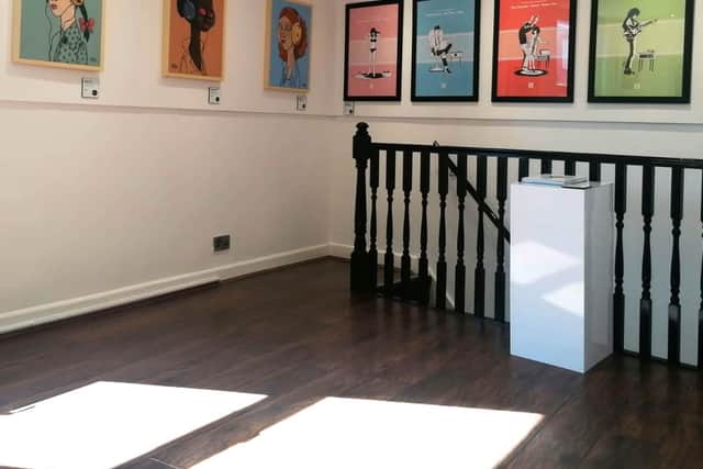 Pete McKee's art gallery on Sharrow Vale Road has extended its opening hours