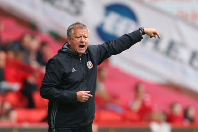 Chris Wilder will be attempting to confuse Pep Guardiola when their respective teams meet at Bramall Lane ©Sport Image all rights reserved