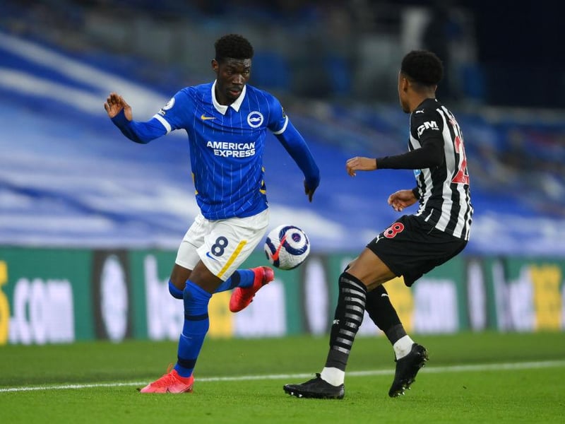 Liverpool have emerged as favourites to sign Brighton midfielder Yves Bissouma this summer, according to bookies. (Sky Bet)
(Photo by Mike Hewitt/Getty Images)