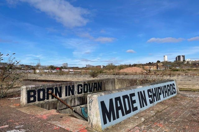 The Govan Graving Docks were built in the middle of the 19th century to allow ships to have their hulls inspected and repaired. They remained in use until 1988 and the three basins and associated building have since fallen into instagrammable ruin, attracting the makers of award-winning war film 1917 to use them as a backdrop.