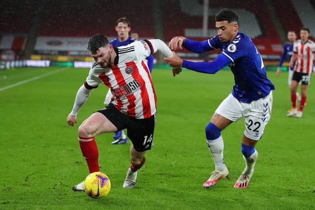 Oliver Burke is expected to feature for Sheffield United against Newcastle: Simon Bellis/Sportimage