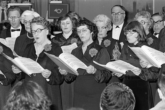 Sutton Choral Society, pictured in 1980