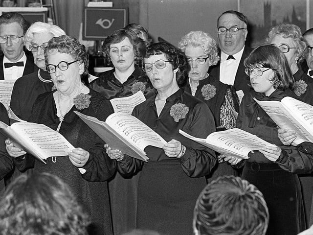 Sutton Choral Society, pictured in 1980