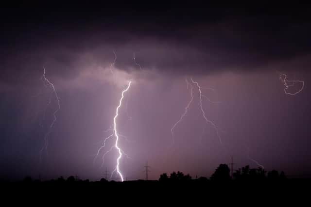 The Met Office has issued a yellow thunderstorm warning for Sheffield on Thursday