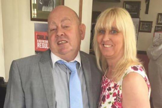 Jan Holmes: My sister Lesley Jenkins and brother-in-law Eric. My sister works in a care home and her husband is a bus driver.