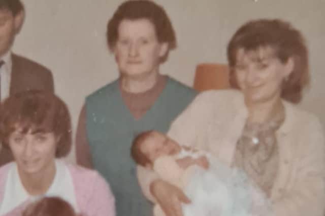 Rosemary Savage (left) Norma Andrews (right), with their mum Gladys Harrison, in the centre.