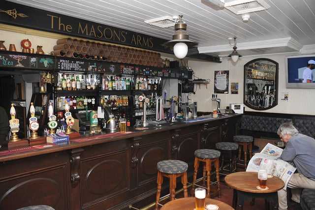 This is the Masons Arms in Market Place, one of Doncaster's oldest pubs - although they might be among the last places to reopen properly, the day will come again when people can sip freshly-poured beer in one of the town's hostelries.