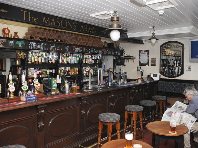This is the Masons Arms in Market Place, one of Doncaster's oldest pubs - although they might be among the last places to reopen properly, the day will come again when people can sip freshly-poured beer in one of the town's hostelries.