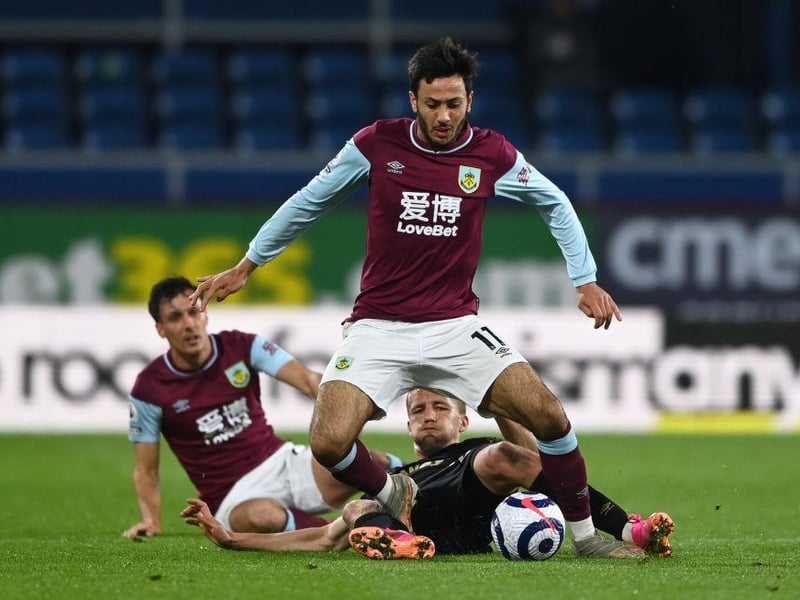 Aston Villa are preparing a £15 million bid for Burnley winger Dwight McNeil. (Football Insider)
(Photo by Gareth Copley/Getty Images)