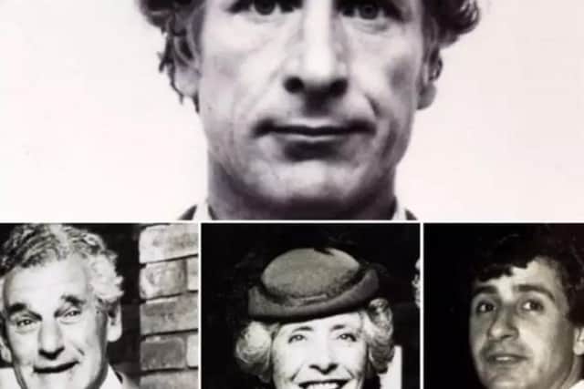 Triple killer Arthur Hutchinson murdered Basil, Avril and Richard Laitner at the family's home in Dore in Sheffield and the crime will be featured in a documentary tonight on Sky.