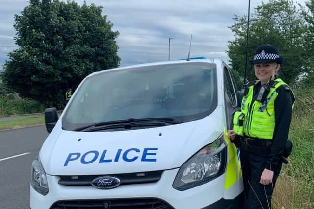 PC Lauren Potts shared the story in her diary of a new recruit