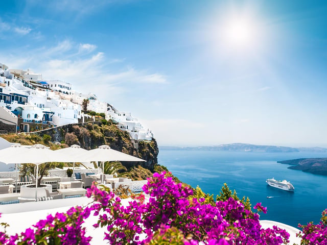 Direct flights from the UK are available at the time of writing, though you may have to make changes depending on your final destination. Greece’s current restrictions include the mandatory use of a mask on all public transport, at airports and on aeroplanes, in all public indoor spaces, including medical and healthcare facilities, lifts, staircases and any enclosed venue providing goods or services, as well as all crowded outdoor spaces where social distancing cannot be maintained.