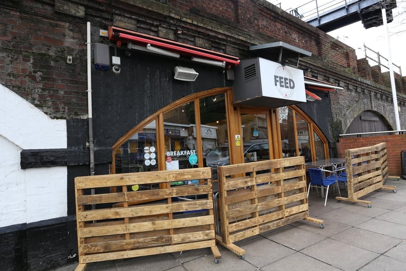 Feed Cafe in The Hard has a 4.5 star rating on Google Reviews based on 739 ratings.
