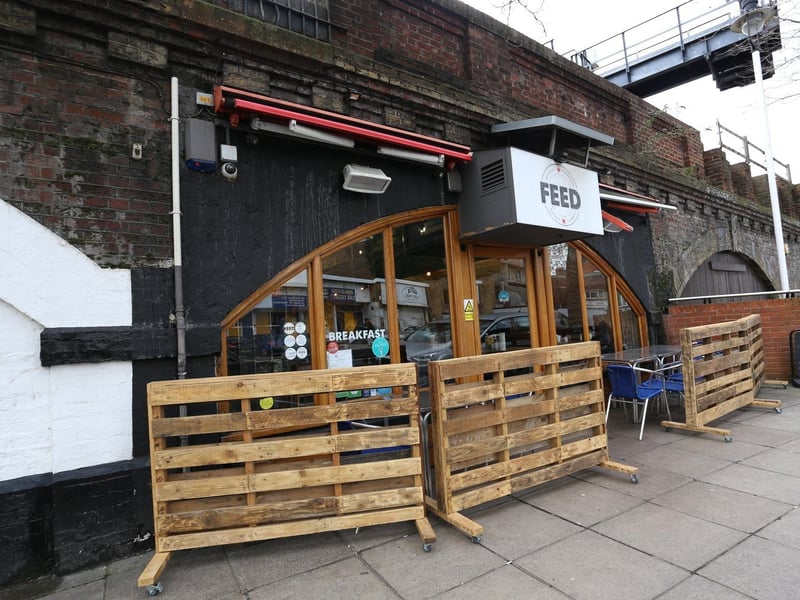 Feed Cafe in The Hard has a 4.5 star rating on Google Reviews based on 739 ratings.