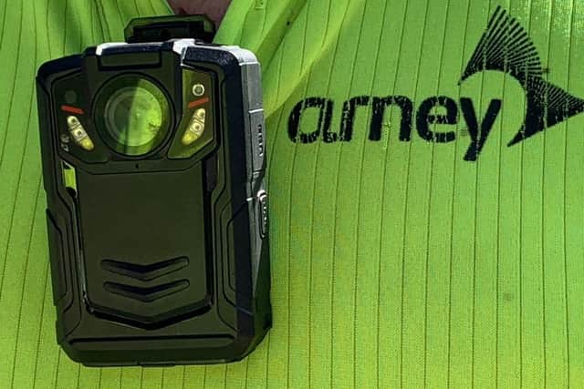 The body cameras are being worn by the workers beginning April. Picture by Sheffield City Council