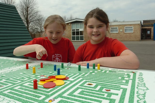 A lovely scene at St Peter's Elwick Primary School where pupils were pictured at one of the play tables in 2010.