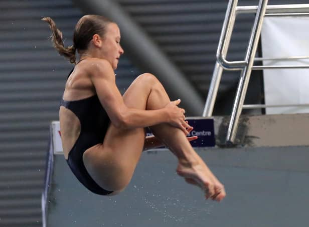 14-year-old Sheffield girl Maisie Bond has won gold at the European Junior Diving Championships. Picture: Chris Etchells