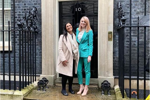 MP Dehenna Davison, right,  was among the guests at an event attended by Health Minister Nadine Dorries, who has tested positive for coronavirus.